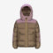 P. LE VRAI 3.0 CLAUDE HEAVY WARM - Jackets - Mid - KID UNISEX - BEIGE TAUPE-VIOLET DUSTY